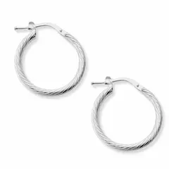 AMBAR JOYERIA - Argolla de Plata 925 Filomena Basic 20M Silver