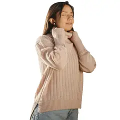 GENERICO - Chompa 100 Baby Alpaca Mujer - Eco Brilla