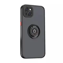 OEM - Case Ahumado Compatible con iPhone 13 Negro