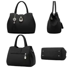 GENERICO - Bolso de cuero PU para mujer bandolera de hombro europea.