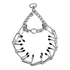 42AROZINA - Collar De Picos Perro Tipo Aleman Con Puntas Goma Comfort
