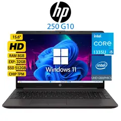 HP - Laptop Intel Core i5-1335U Pantalla 15.6" HD RAM 8GB EXP 32GB SSD 512GB Windows 11 Home
