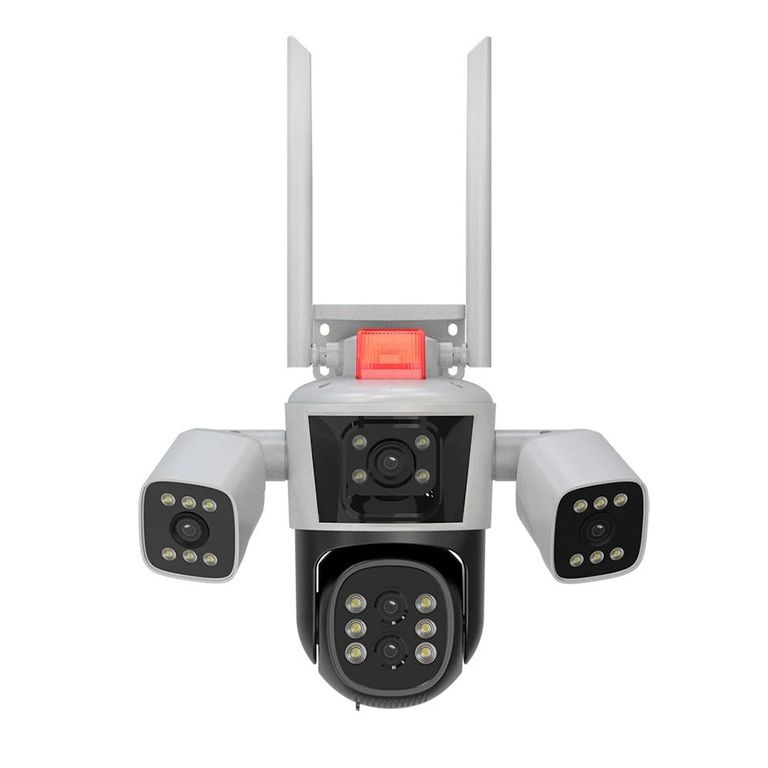 Cámara Triple Lente 8k FHD Regulable 360º APP ICSEE