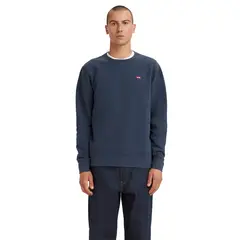 LEVIS - Polerón Hombre Cuello Redondo Azul
