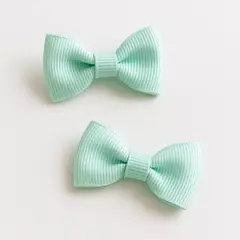 LE PETIT COMPANY - Mini Ganchos Cabello Niña Lazos Cabello Mint 2 unidades