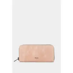 VELEZ - Vélez Billetera Porta Chequera Vesubio Cuero Para Mujer Kaky