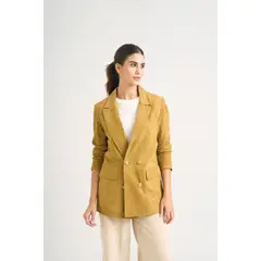 VELEZ - Vélez Blazer En Gamuza Ovina Para Mujer Zarzamora Verde