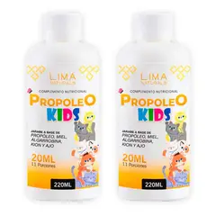 LIMA NATURALS - Propóleo Niños 220 mL Pack x 2