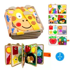 EDUCA - Libro Montessori de Fieltro para Niños - Explora y Aprende