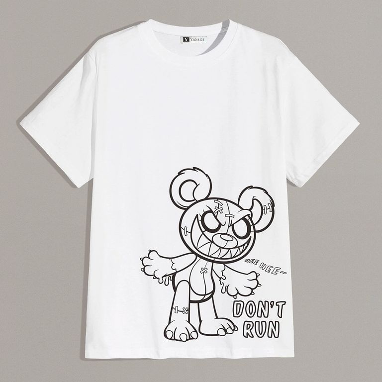 Polo Hombre Basico Oso Don´t Run