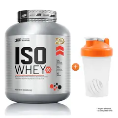 UNIVERSE NUTRITION - PROTEÍNA ISOLATADA ISO WHEY DE 2.5 KG COOKIES AND CREAM MÁS SHAKER