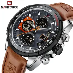 NAVIFORCE - RELOJ PARA HOMBRE MARCA NF9197 CORREA DE CUERO