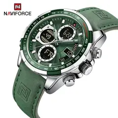 NAVIFORCE - RELOJ PARA HOMBRE MARCA NF9197 CORREA DE CUERO