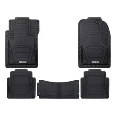 SPARCO - Piso Alfombra Universal Auto Camioneta 5 Pcs SPF509BK