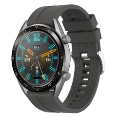 GENERICO - CORREA SILICONA PARA HUAWEI WATCH GT4 46MM GRIS