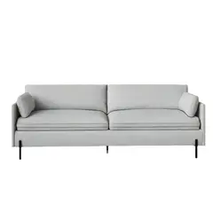 HOGAR & SPACIOS - HYS SOFA 3 CUERPOS REAL GRIS