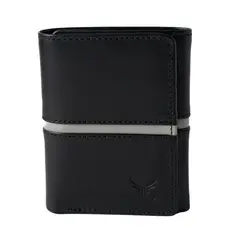 ARMUZ - Billetera de cuero vacuno premium AR19 De tres cuerpos