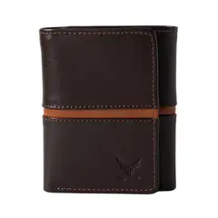 Armuz - Billetera de Cuero Vacuno Premium AR19 De Tres Cuerpos