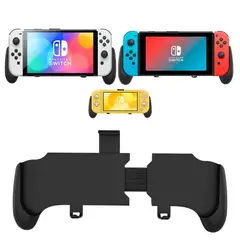 VARIOS - Sujetador para Nintendo Switch Oled Clásico Lite con Soporte Negro.
