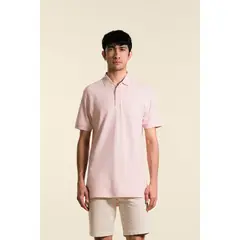 VELEZ - Vélez Polo Casual Algodón Pima Rosado