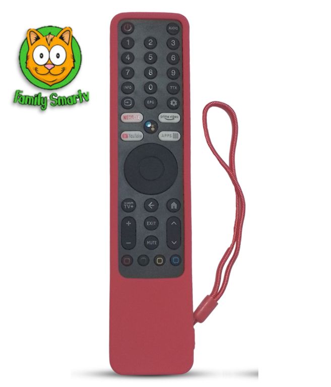 Funda para Control Remoto Tv Xiaomi XMRM-ML MI TV Q2 Rojo