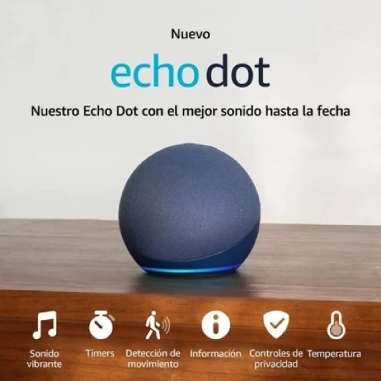 Echo Dot 5ta generación control de voz con Alexa