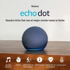 AMAZON - Echo Dot 5ta generación control de voz con Alexa