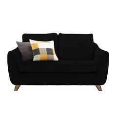 HOGAR & SPACIOS - HYS SOFA 2 CUERPOS LOUIS NEGRO