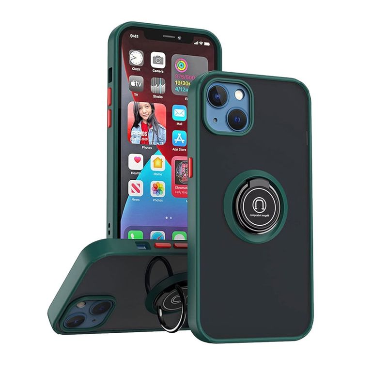 Case Ahumado Compatible con iPhone 15 Verde