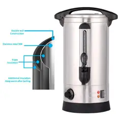 FRITECSA - Hervidor Industrial De 25 Litros Y Doble Pared