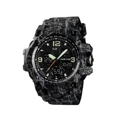 SKMEI - Reloj 1155 Dual Time 5 Atm Plomo