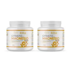 NIBRAY - Citrato de Magnesio 250 gr Pack 2 Potes