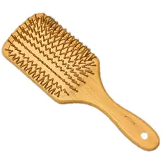 GENERICO - PEINE CEPILLO DE BAMBÚ GRANDE ANTIFRIZZ ECOAMIGABLE