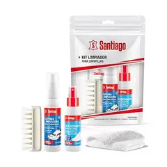 GENERICO - Kit limpieza de zapatilla calzado shampoo desodorante 4en1