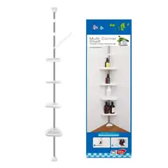 GENERICO - Organizador Esquinero Estante para baño 4 Niveles - 260 cm