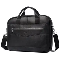 ARMUZ - Maletín de cuero vacuno ZEUS MH509 Para Laptop 136