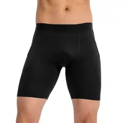 ALPHA GYM - Short deportivo de compresión para hombres calentador licrado Fitness