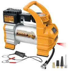 INGCO TOOLS - Inflador Compresor Aire automatico para auto 12V con luz LED