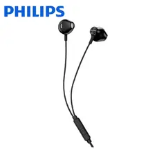 PHILIPS - Audífono 1000 Series TAUE101 Earbud Negro Con Micrófono In-Ear
