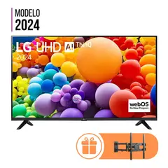 LG - Televisor 50 Pulg. LED Smart TV UHD 4K con ThinQ AI 50UT7300PSA con Rack Móvil