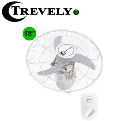 TREVELY - Ventilador De Techo Vt-1803 18 80 Watts 3 Aspas con Control