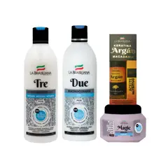 LA BRASILIANA - Pack - TRE + DUE + MAGIC POS 250 G + Aceite Argan