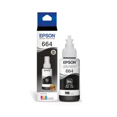 EPSON - Botella de Tinta T664120 Negro