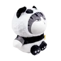 GENERICO - Peluche Grande Gato Molesto Capucha Blanca