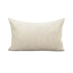 GENERICO - Funda de cojin Oatmeal Stripes 35 x 55 cm