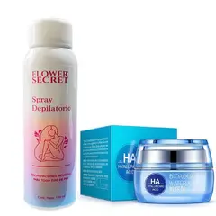 BIOAQUA - PACK CREMA DEPILADORA SPRAY Y CREMA HIDRATANTE WATER GET