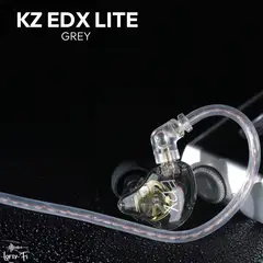 KZ - EDX LITE - AUDIFONOS IN EAR - IEM - CON MICRÓFONO - GRIS