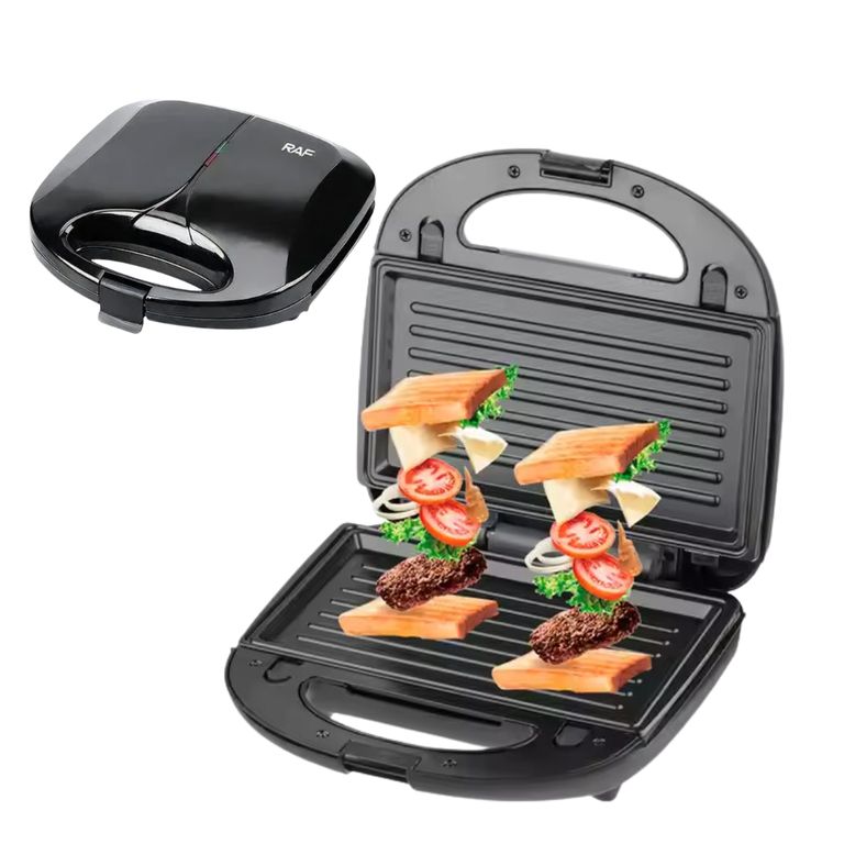 Maquina RAF Sandwichera Parrilla Multifuncional