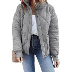 TIOZONEY - Chaqueta de manga larga - Gris