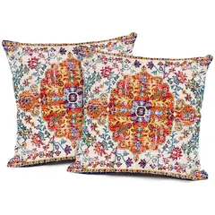 TIOZONEY - Fundas de Almohada de Decorative 2 PCS 45 x 45 cm